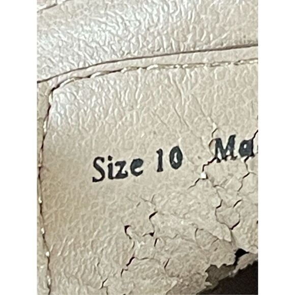 Dolce Vita Women's Suede Perforated Stacked Heel Kaidie Booties‎ Beige Size 10 - Picture 8 of 9